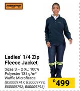 Interceptor Ladies 1/4 Zip Fleece Jacket
