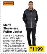 Interceptor Men's Sleeveless Puffer Jacket