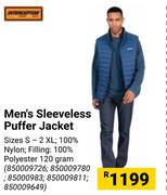 Interceptor Men's Sleeveless Puffer Jacket