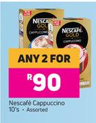 Nescafe Cappuccino Assorted-For Any 2 x 10's