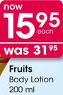 Fruit Body Lotion-200Ml