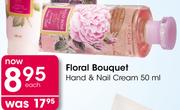Floral Bouquet Hand & Nail Cream-50Ml Each