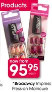 Broadway Impress Press-On Manicure-Each