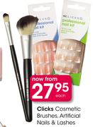 Clicks Cosmetic Brushes, Artificial Nails & Lashes-Each
