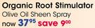 Organic Root Stimulator Olive Oil Sheen Spray