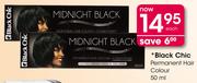 Black Chic Permanent Hair Colour-50ml Each