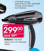 Babyliss 2100Watt Expert Ionic AC Hairdryer D241E