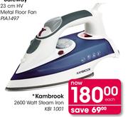 Kambrook 2600Watt Steam Iron KBI1001