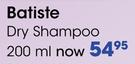 Batiste Dry Shampoo-200ml Each