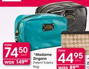 Madame Zingara Patent Toiletry Bag-Each