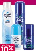 Shower To Shower Deodorant-150ml Each