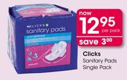 Clicks Sanitary Pads Single Pack