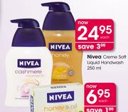 Nivea Creme Soft Liquid Handwash-250ml Each
