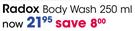 Radox Body Wash-250ml Each