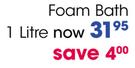Clicks Hygiene Foam Bath-1L Each