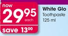 White Glo Toothpaste-125ml
