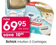 Schick Intuition 3 Cartridges