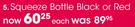 Master Chef Squeeze Bottle Black Or Red