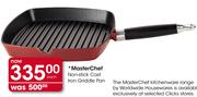 Master Chef Non-Stick Cast Iron Griddle Pan