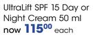 Garnier UltraLift SPF 15 Day Or Night Cream-50ml
