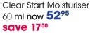IQ Clear Start Moisturiser-60ml