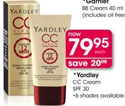 Yardley CC Cream SPF 30-Each