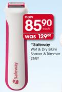 Safeway Wet & Dry Bikini Shaver & Trimmer S3881
