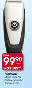 Safeway Men's Dual Foil Battery-Operated Shaver S3257