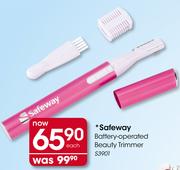 Safeway Battery-Operated Beauty Trimmer S3901