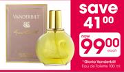 Gloria Vanderbilt Eau De Toilette-100ml