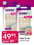 Nails To Go Instant Nails-Per Pack