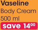 Vaseline Body Cream-500ml