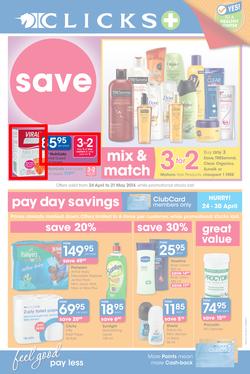 Clicks : Pay Less (24 Apr - 21 May 2014), page 1