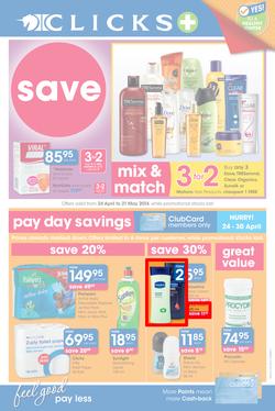 Clicks : Pay Less (24 Apr - 21 May 2014), page 1