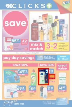Clicks : Pay Less (24 Apr - 21 May 2014), page 1