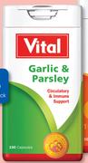 Vital Garlic & Parsley 100 Capsules-Per Pack