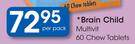 Brain Child Multivit 60 Chew Tablets-Per Pack