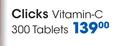 Clicks Vitamin-C-300 Tablets