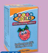 Brain Child Multivit 60 Fish Oil Burstlets