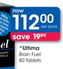 Ultima Brain Fuel-80 Tablets