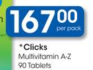 Clicks Multivitamin A-Z-90 Tablets
