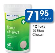 Clicks 60 Fibre Chews-Per Pack