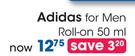 Adidas For Men Roll-On-50ml