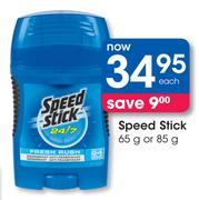 Speed Stick-65g Or 85g Each
