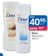 Dove Body Lotion-400ml Each