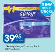 Always Mega Economy Pack-80 Pantyliners