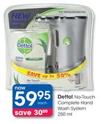 Dettol No-Touch Complete Hand Wash System-250ml Each