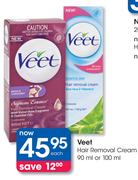 Veet Hair Removal Cream-90ml Or 100ml Each