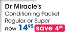 Dr Miracle's Conditioning Packet Regular Or Super Each