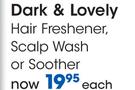 Dark & Lovely Hair Freshener Scalp Wash Or Soother Each